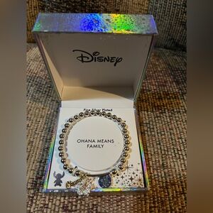NWT Ohana Fine silver plated Disney bracelet
